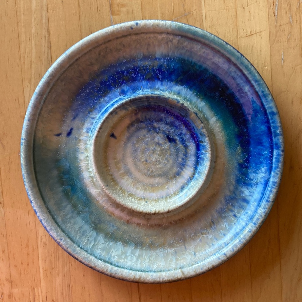 Chip & Dip Handmade Ceramic Plate